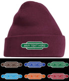 British Rail Totem Beanie Hat - 6 Totem Colours Available - PERSONALISED