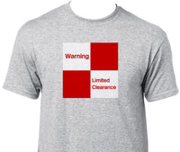 Warning Limited Clearance Printed T-Shirt