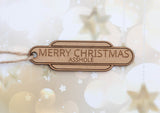 Rude Railway Totem Christmas Gift Tags - Various